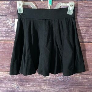 Nordstrom Elastic Waistband Black Skirt